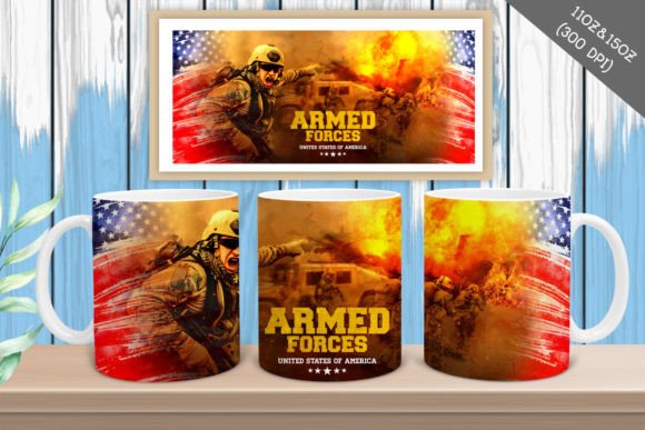 Download Mug American Flag Sublimation - American Collection
