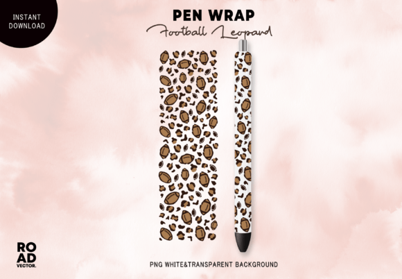 Download American Football Leopard Pen Wrap - American Collection