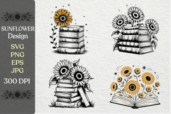 Download Sunflower Design SVG PNG Set - Png set Collection