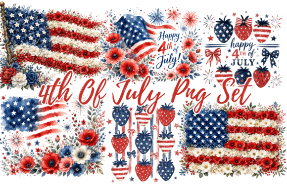 Download 4th of July PNG Set, Patriotic PNG - Png set Collection