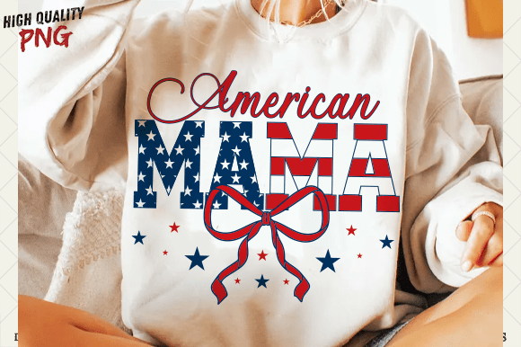 Download American Mama PNG, 4th of July Mom Png - American Collection