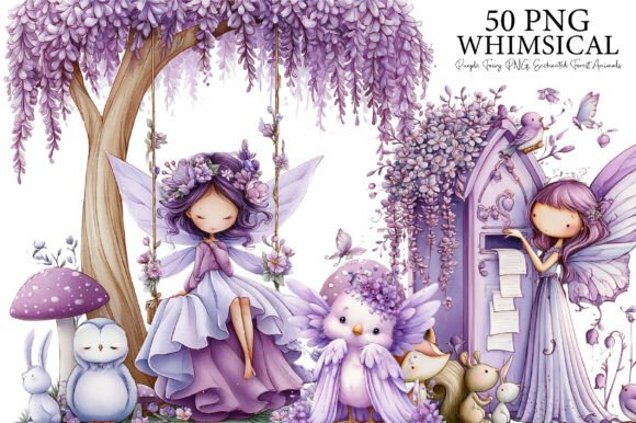 Download Magical Fairy Forest PNG Set - Png set Collection